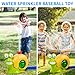 Water Sprinkler Baseball Toys for Kids: Outdoor Water Toys for Kids Age 4-8-12-2 in 1 Snail Water Spray Toy for Lawn Backyard Garden - Summer Outside Toys for Toddlers 3-5 8-12
