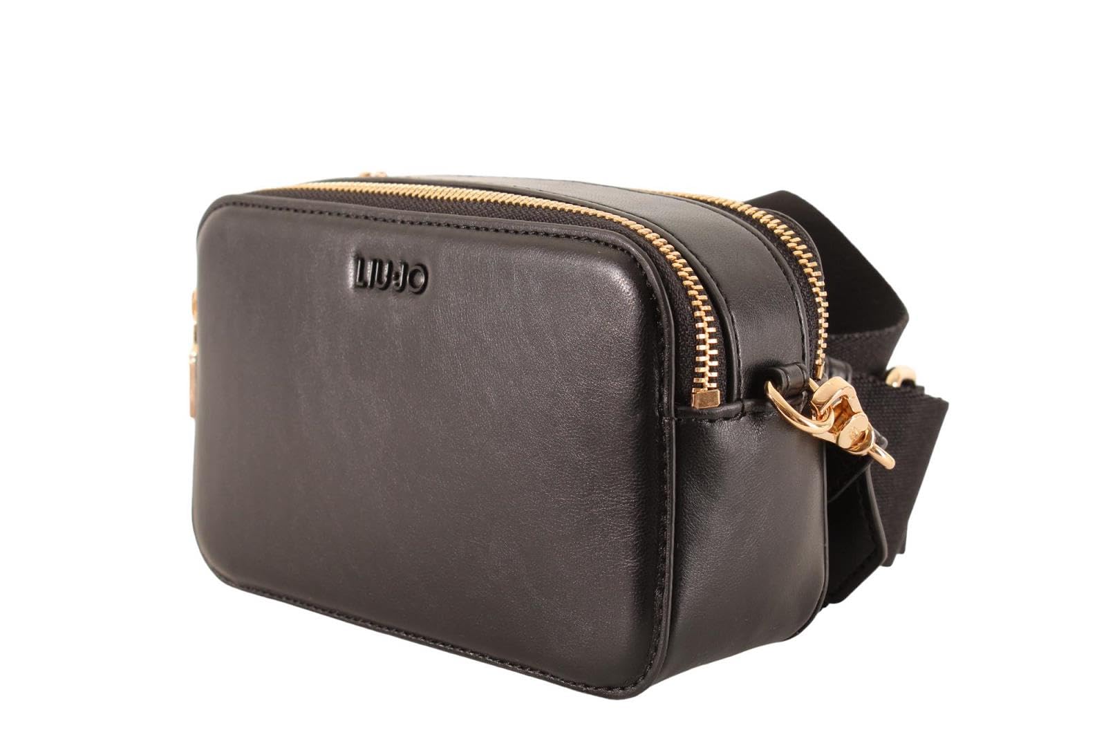 LIU JO Borsa a tracolla comoda e pratica. Dispone di due ampi scomparti separati con chiusura zip, pratiche tasche interne e taschino sul retro. Presenta tracolla doppia, logata, removibile e regolabi