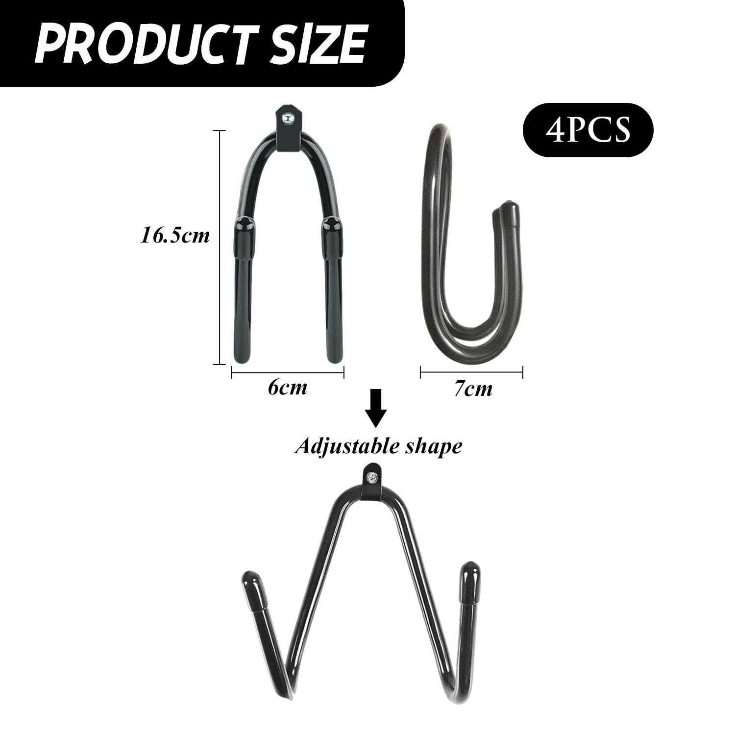 Soporte De 4 Piezas Montado En La Pared, Soporte De Aspiradora, Accesorios para El Hogar, Suministros De Almacenamiento De Artículos.