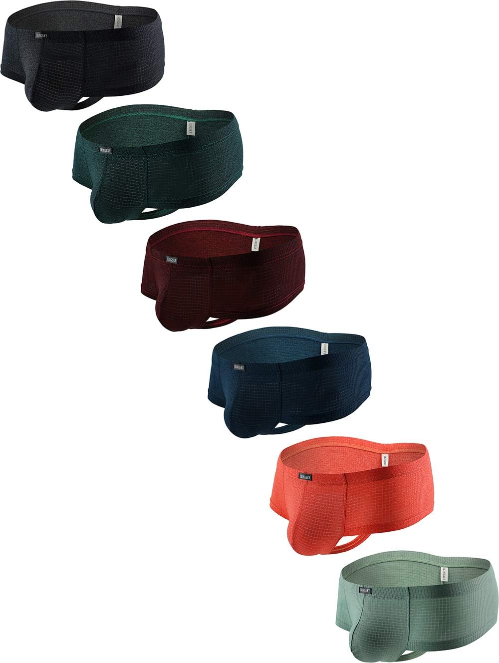 Men's Cheeky Thong Underwear Mini Cheek Pouch Boxer Briefs Sexy Brazilian Back Mens Under Panties