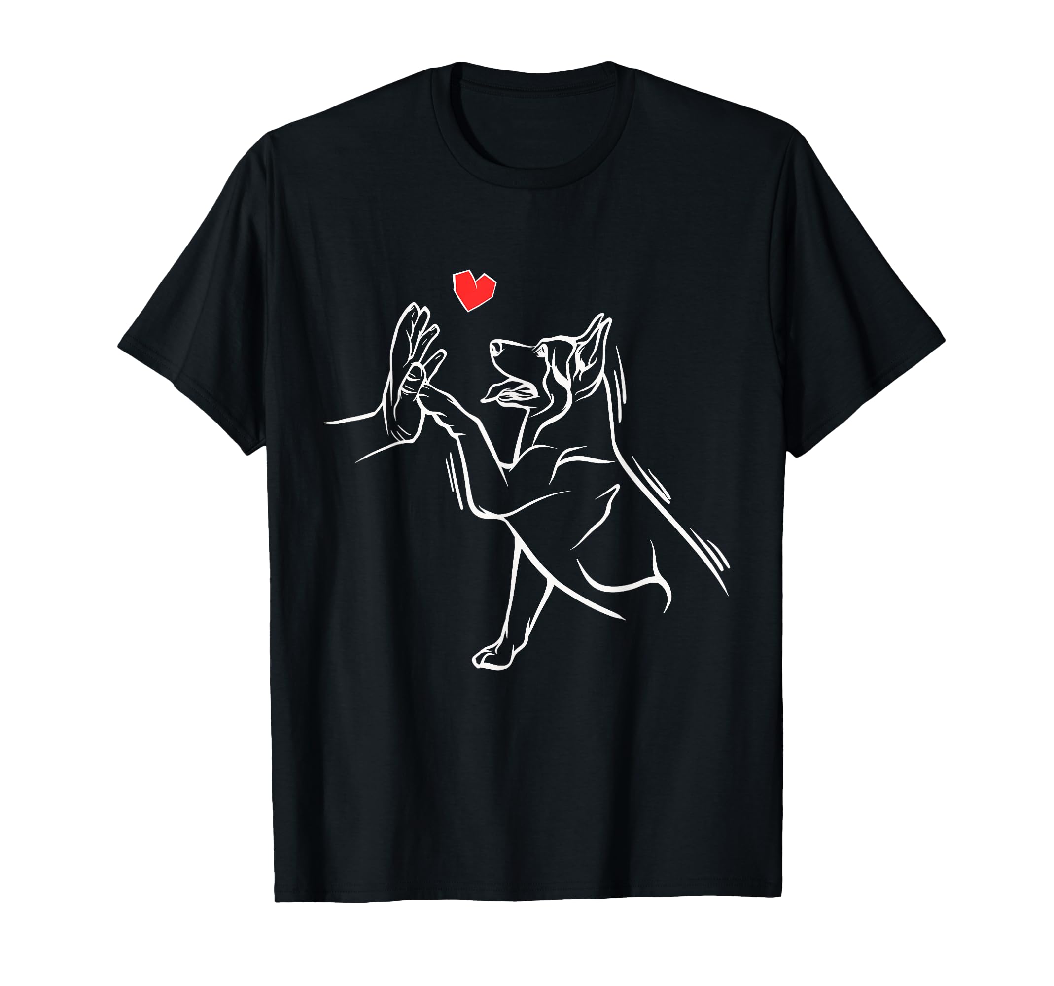 Hunde Deutscher Schäferhund Hundepapa Hundehalter Geschenk T-Shirt