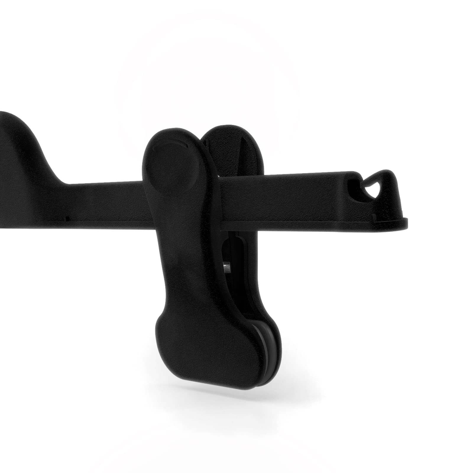 Mainetti Kleiderbügel, platzsparend, aus Velours, rutschfest, für Gonne und Hose CPIPV, mit Flossen, 10 Stück ... 36 cm Velluto Nero Con Gancio Zincato