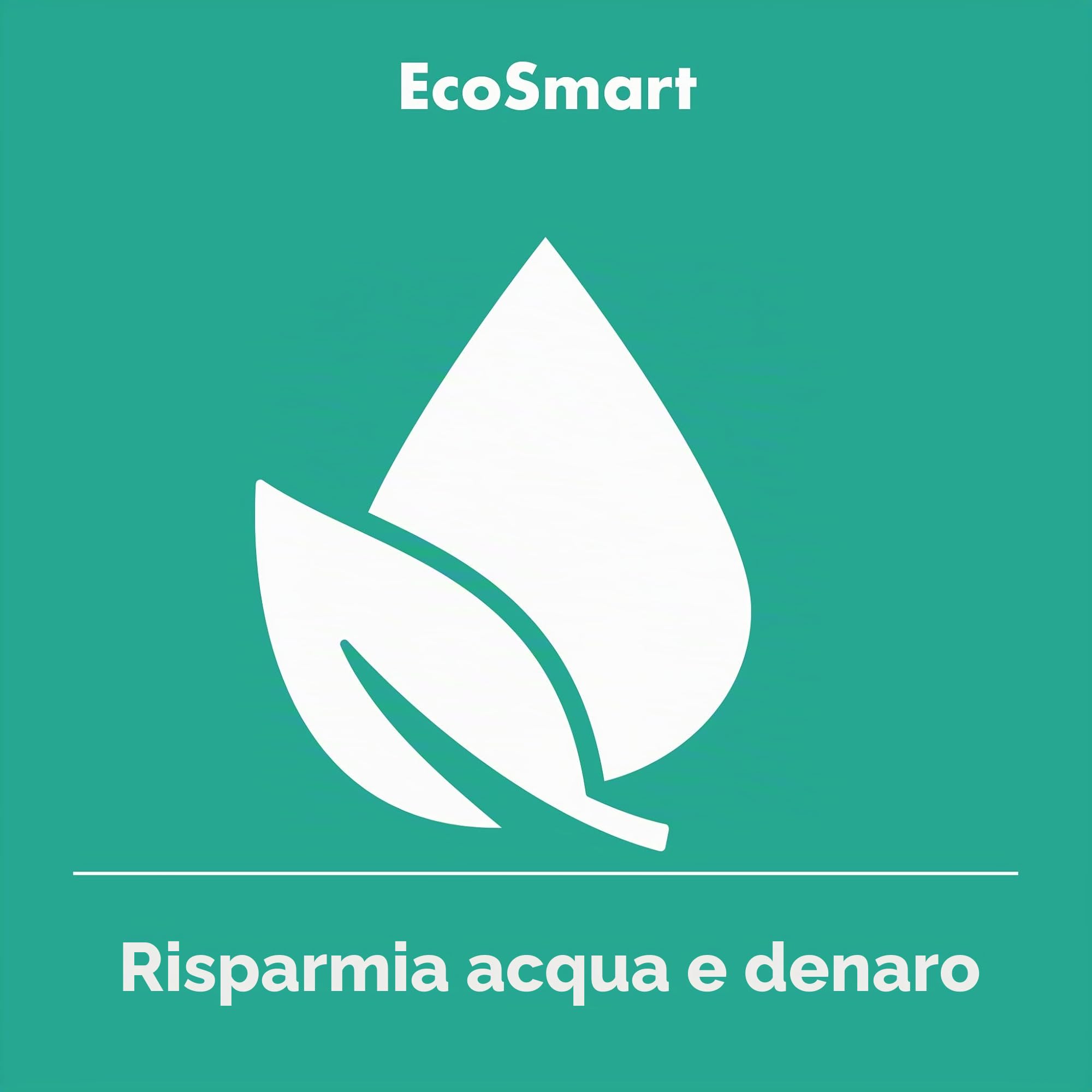 hansgrohe Vernis Blend - Set doccetta per doccia con doccino a risparmio idrico (EcoSmart, 2 getti), tubo flessibile (1,60 m) e supporto, cromo, 26278000