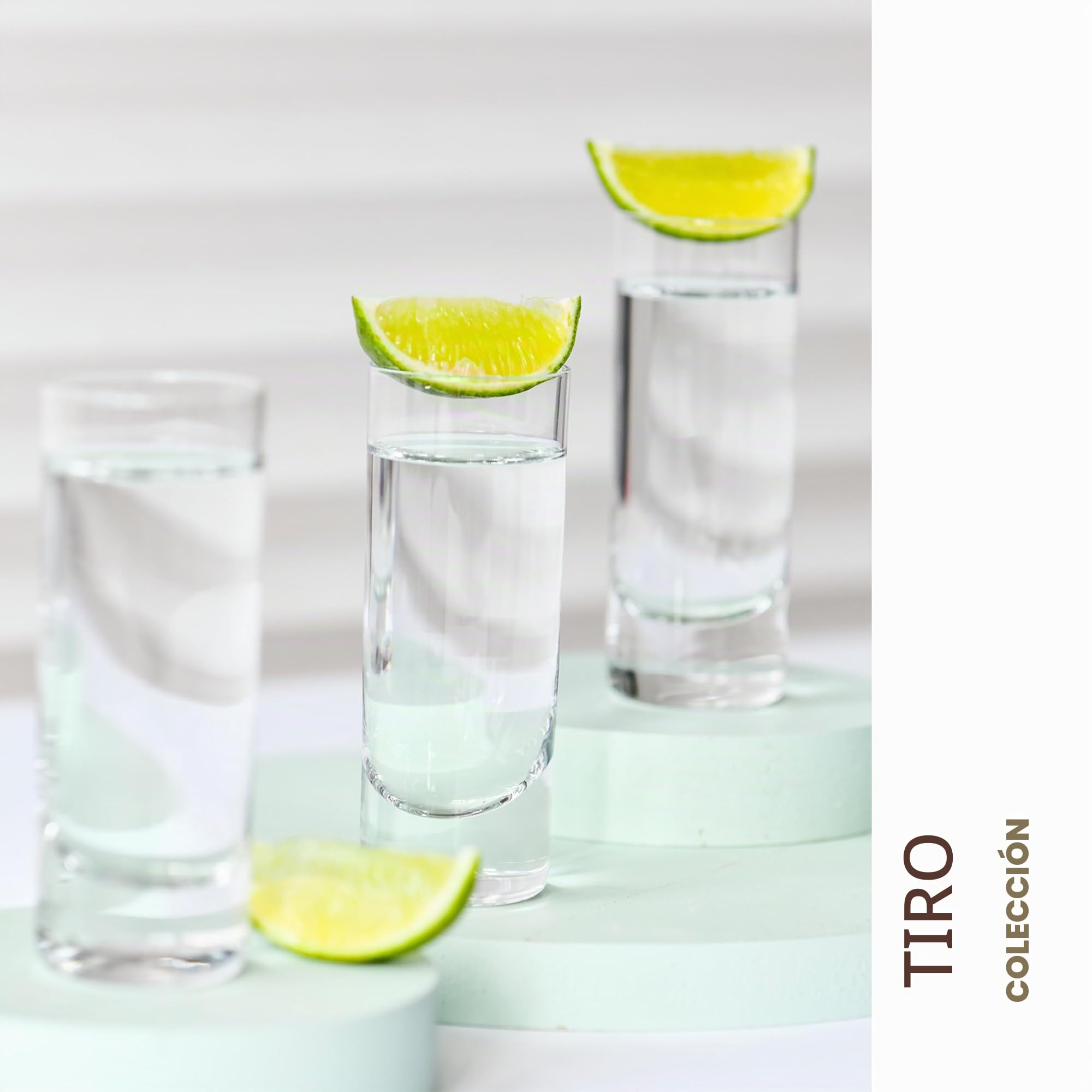 Krosno Vasos de chupito de vodka, copas de licor tequila | Juego de 6 | 90 ml | Ideales para el hogar, restaurantes y recepciones | Aptos para lavavajillas | Vodka, licor, licores, tequila, shooter, schnaps, cristal sin plomo, apto para lavavajillas, cris