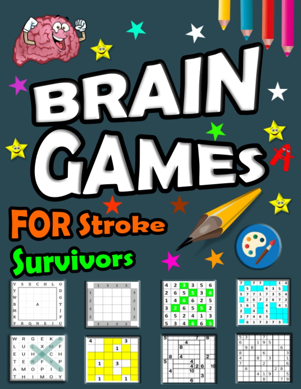 Buy Brain Games for Stroke Survivors Activities and Puzzles for