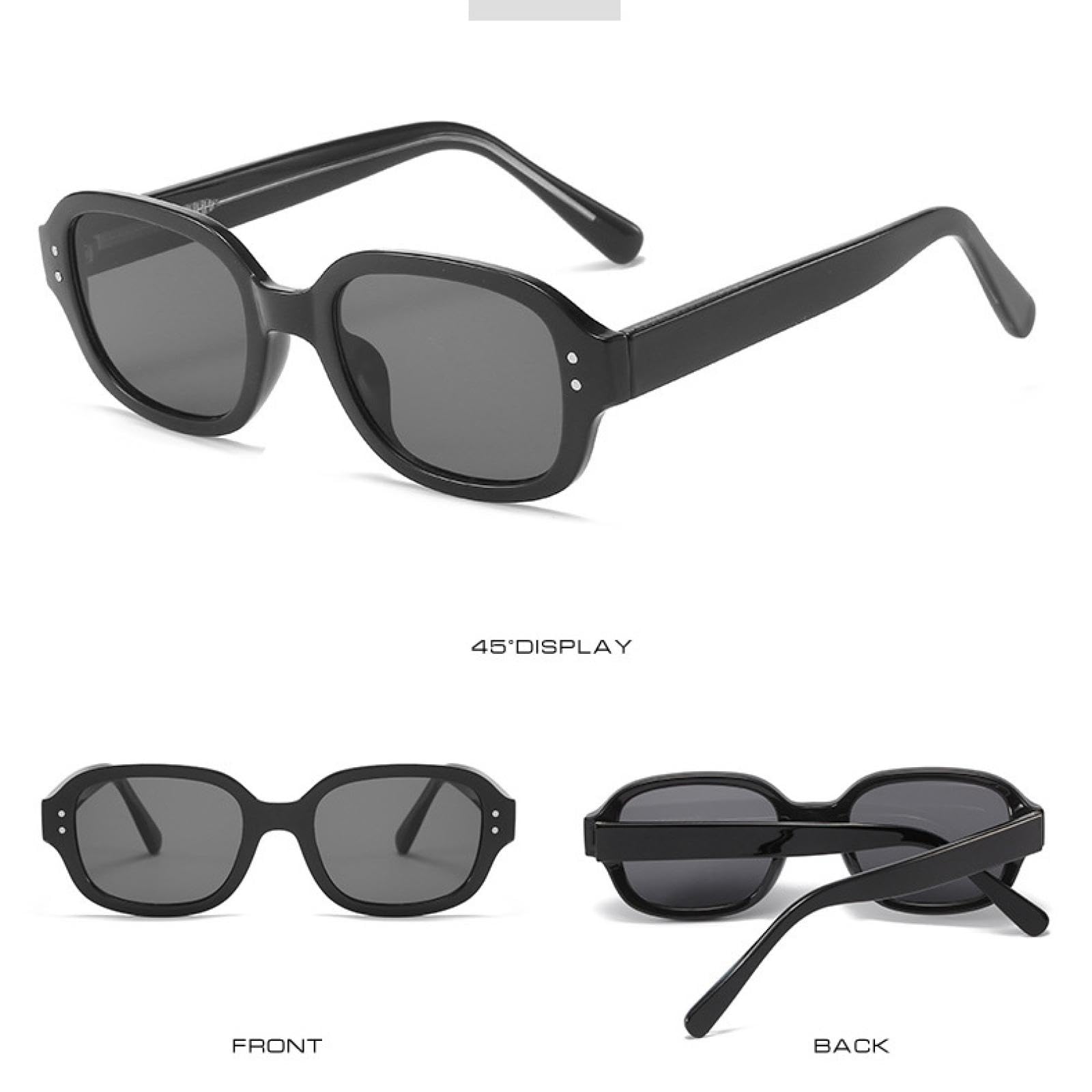 Gafas de sol pequeñas para mujer y hombre, modernas, con remaches, UV400, estilo punk, vintage.