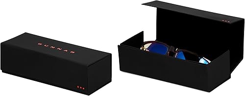 Miniatura 5 de GUNNAR - Gaming and Computer Glasses - Blocks 65% Blue Light - Maverick, Gunmetal, Amber Tint & Unisex's Case, Black, One Size