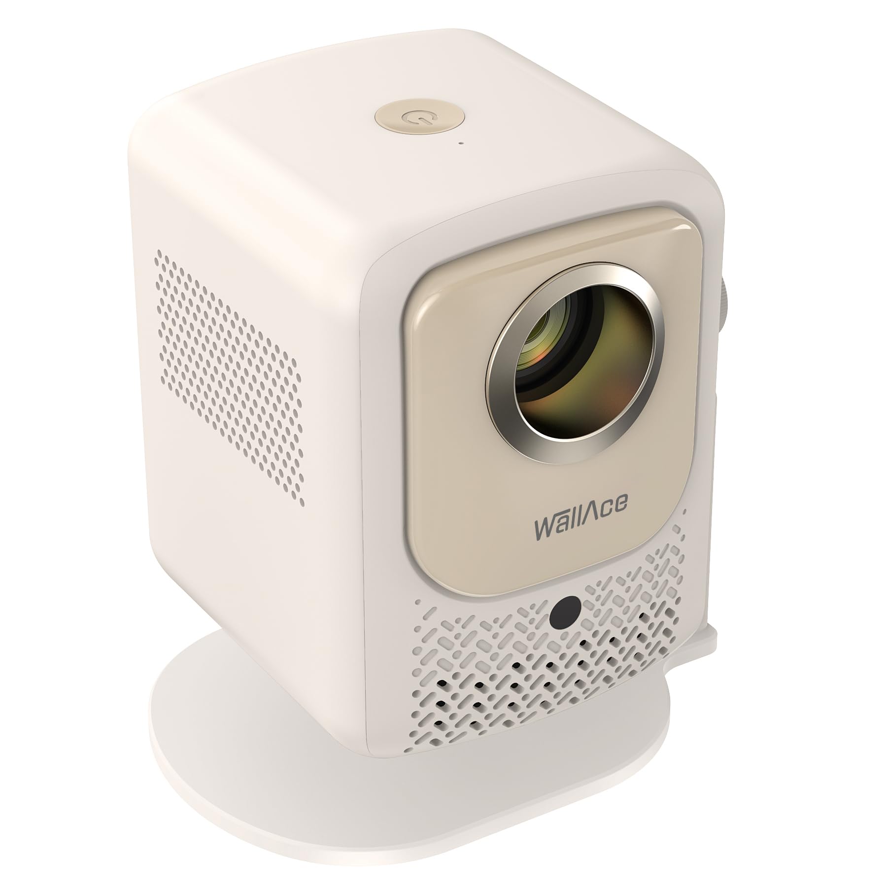 Beamer WiFi 5G, Groview Full-HD, 1080P, Nativ, Mini Bluetooth, Heimkino, 9000 Lumen, 4K-Projektor, tragbar, 300 Zoll Display für iOS, Android, PC, HDMI, USB, Weiß