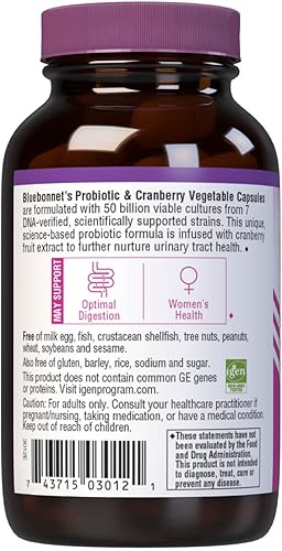 Miniatura 4 de Bluebonnet Nutrition Advanced Choice - Probiótico diario individual para mujer, 50 mil millones (envasado en frío), 30 unidades