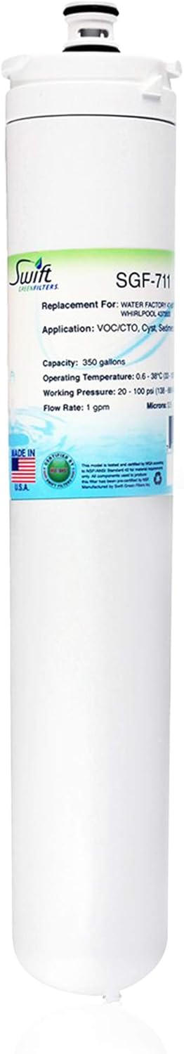 Swift Green Filters SGF-711 Swift Green Filter Replacement For Water Factory 47-55711G2, 1 Pack