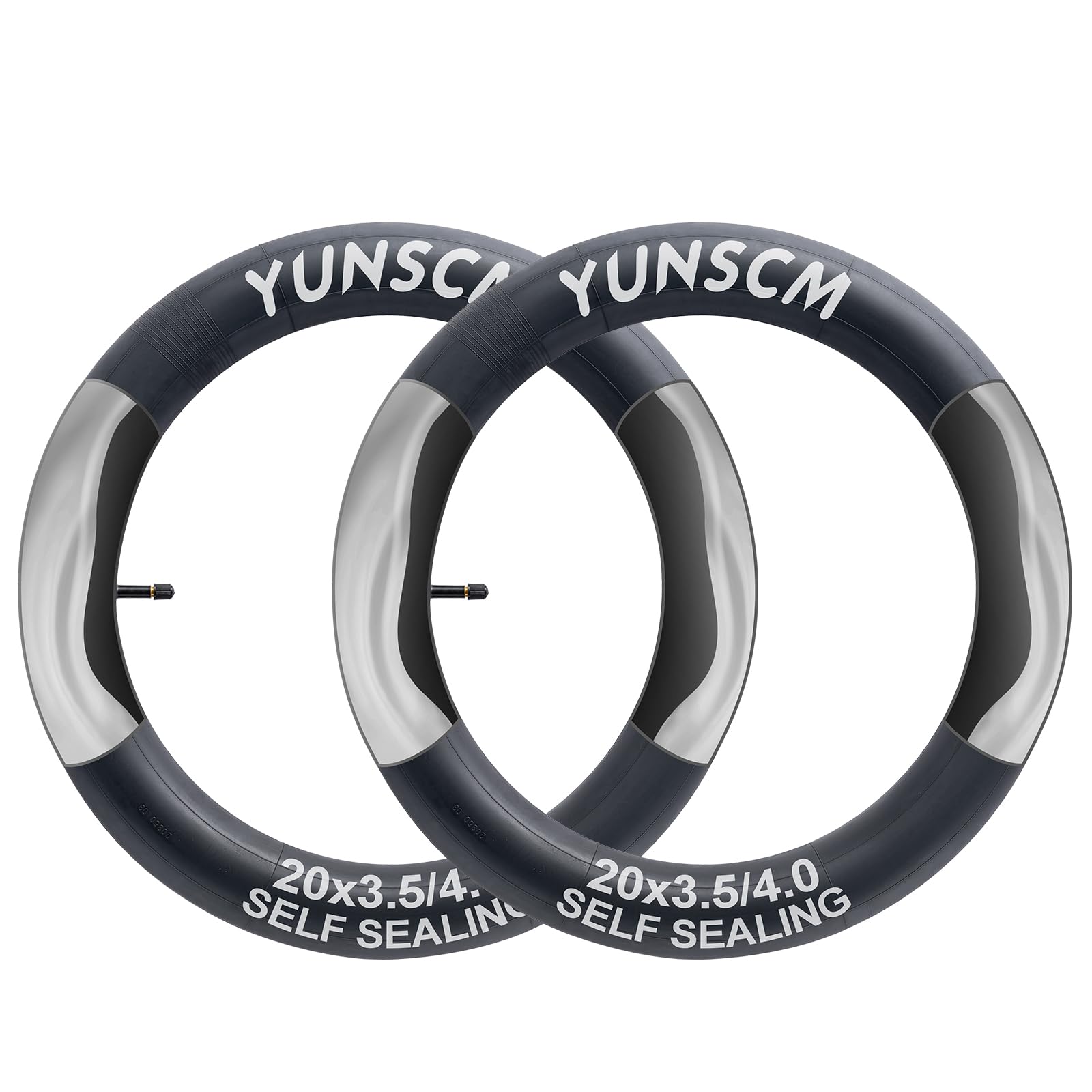 YunSCM 2PCS 20 Zoll Heavy Duty E-Bike Reifen 20x4.0 ETRTO 102-406 Und Schläuche AV32mm Ventil, Kompatibel 98/102-406 Fahrrad/Mountainbike/E-Fahrrad Reifen 20 X 4.0 - View #8