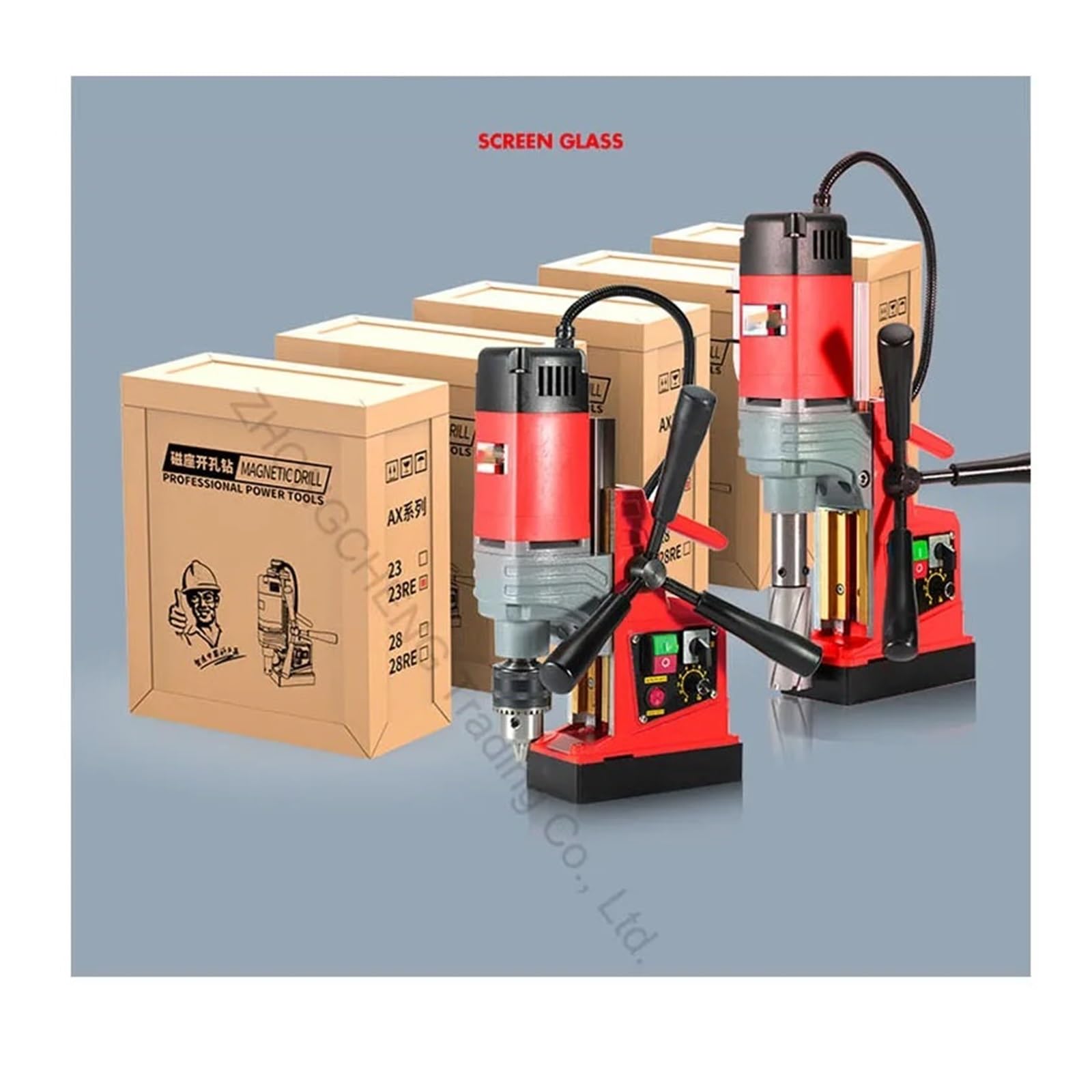 Taladro magnético eléctrico pequeño AX13/AX13RE de piso potente industrial portátil Para uso de bricolaje(AX13)