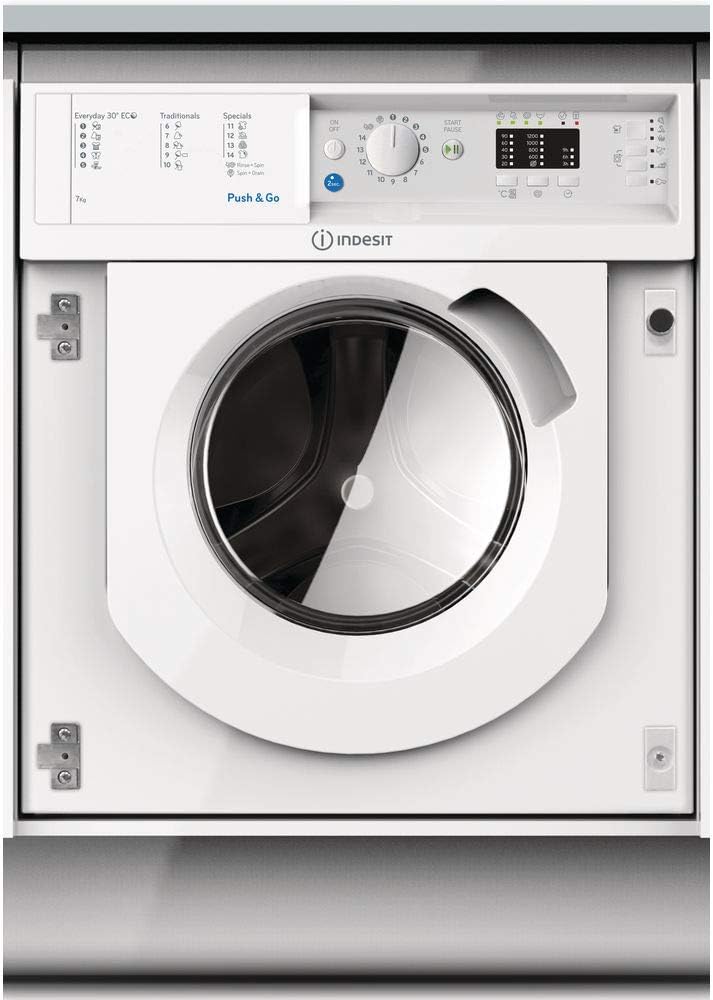 Indesit BI WMIL 71252 EU lavatrice Incasso Caricamento frontale Bianco 7 kg 1200 Giri/min A++ Indesit BI WMIL 71252 EU lavatrice Incasso Caricamento frontale Bianco 7 kg 1200 Giri/min A++