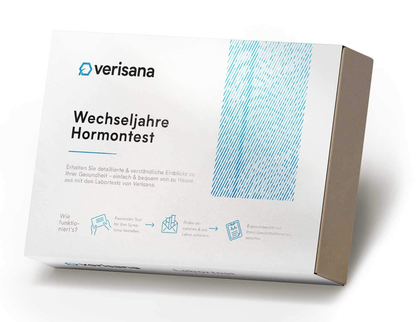 Verisana | Wechseljahre Test Hormone Frauen | Hormonspeicheltest (Meno Balance) | Östrogene (Östradiol & Östriol), DHEA, Progesteron & Testosteron | Wechseljahresbeschwerden identifizieren & behandeln