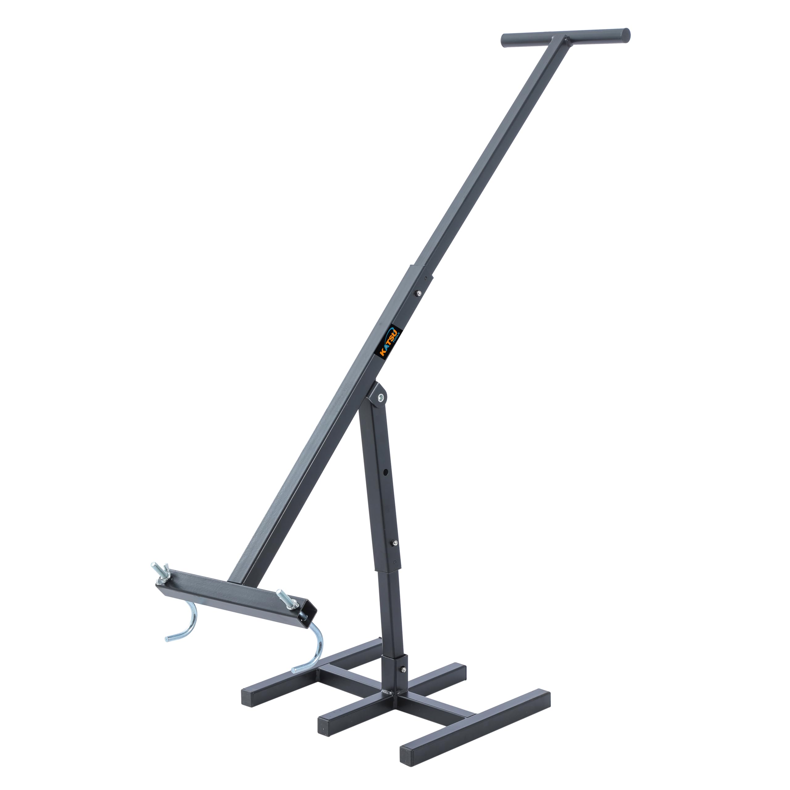 KATSU Tools Compactador de basura manual para contenedores con ruedas: altura ajustable, compatible con contenedores de basura con ruedas de 120 a 660 litros
