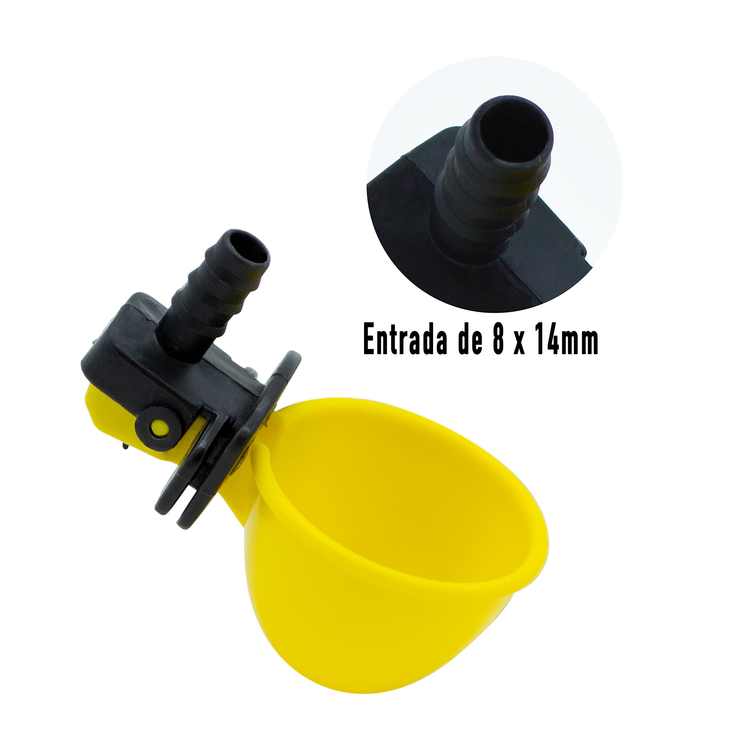 Bebederos Basculantes Tamaño Pequeño - Pack de 6 Bebederos Automáticos para Aves de Corral Otros Animales - Agua Siempre Limpia para Tus Mascotas