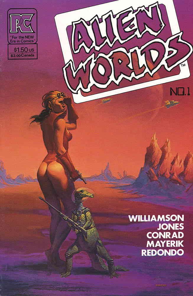 Amazon.com: Alien Worlds #1 FN ; Pacific comic book | Joe Chiodo