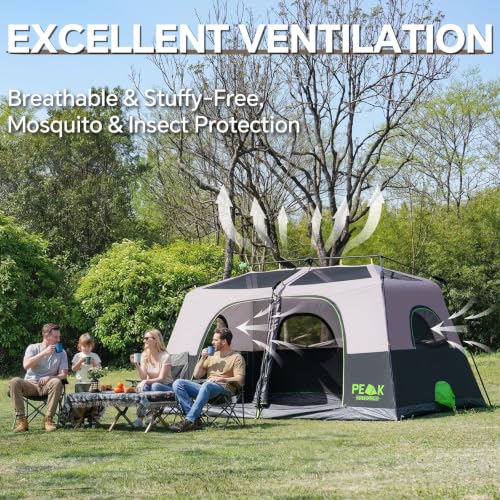PEAK OUTDOORS Carpa Instantánea para 6/8 Personas para Camping miniatura 5