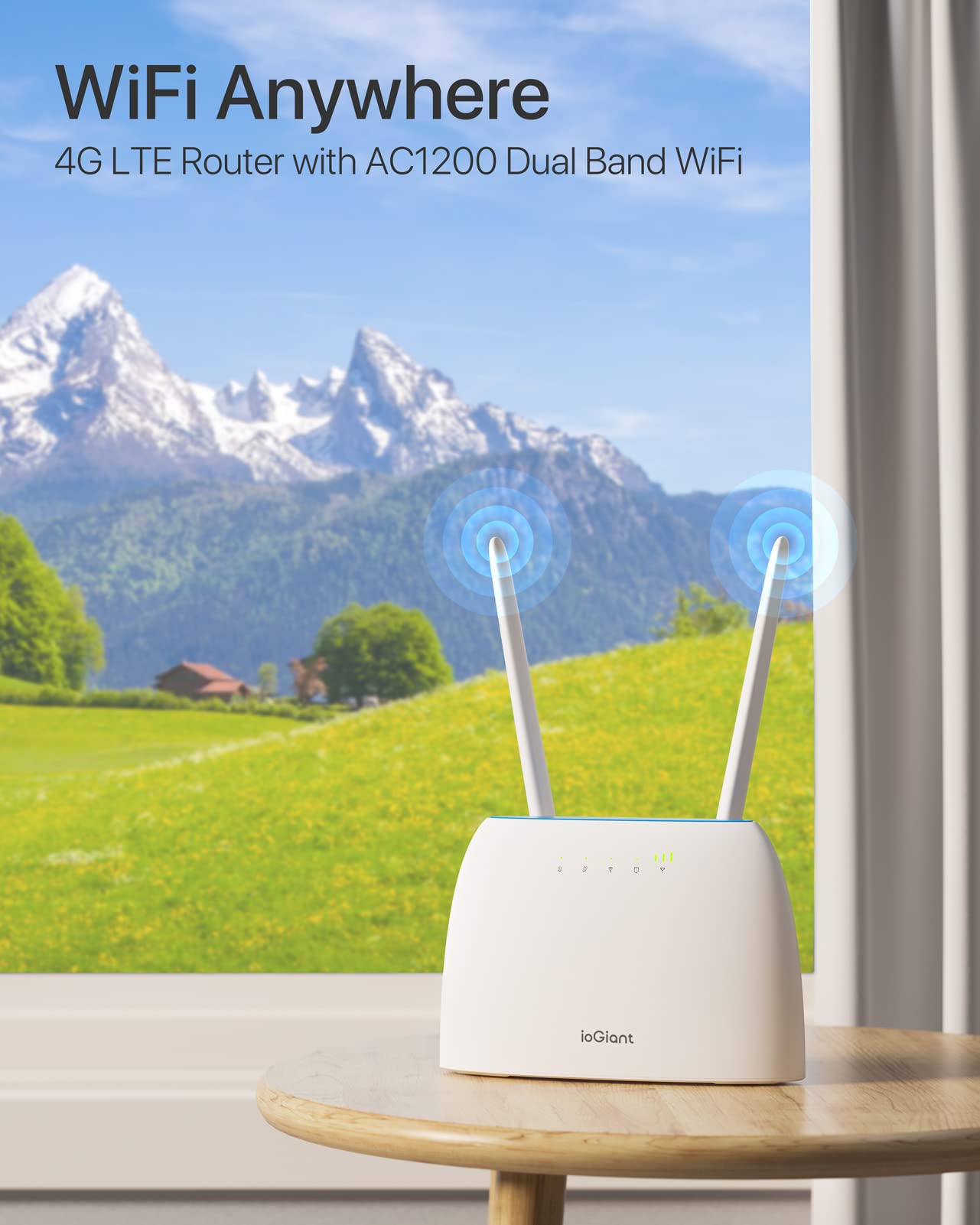 Router 4G LTE AC1200 Dual-Band Wi-Fi 64 Dispositivi - Dettaglio