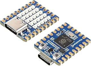 Waveshare RP2040 RGB LED Matrix MCU Board Based on Raspberry Pi RP2040 Microcontroller Chip, Onboard 5×5 RGB LED Matrix for Colorful Lighting Display, Support C/C++, MicroPython, Arduino