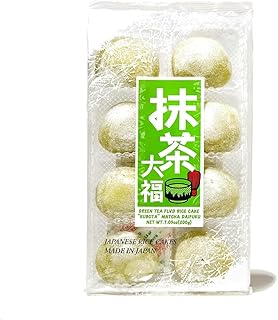 MarcoPolo Japanese Fruit Mochi Kubota Daifuku Soft Rice Cake - Green Tea Matcha Flavor