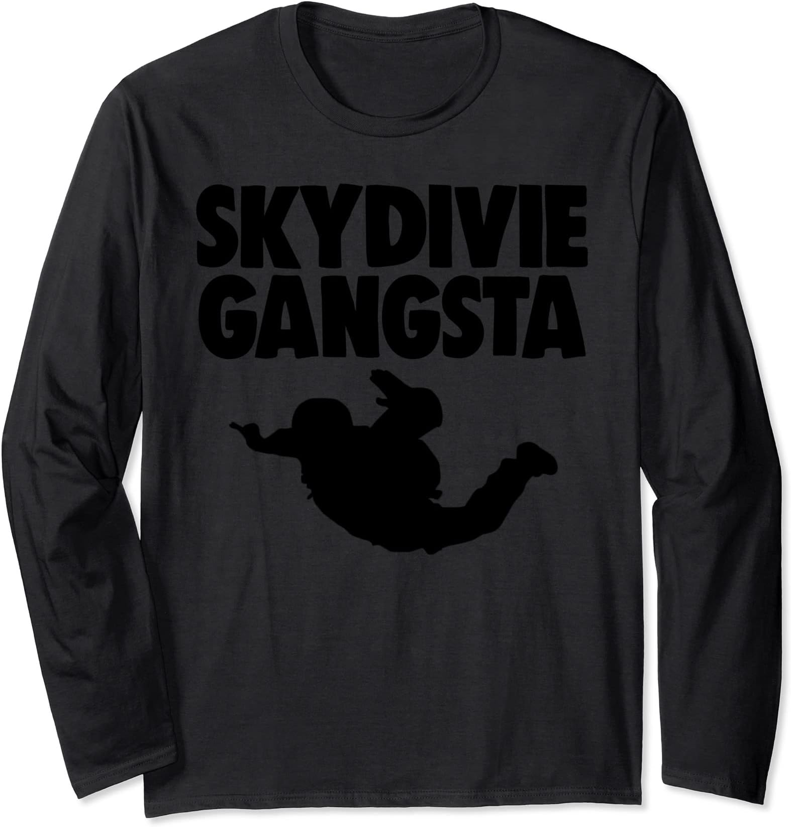 Skydrive Tees By VMSky Divie Gangsta Tee Shirt Women Funny Skydrive Lover Gift Long Sleeve T-Shirt