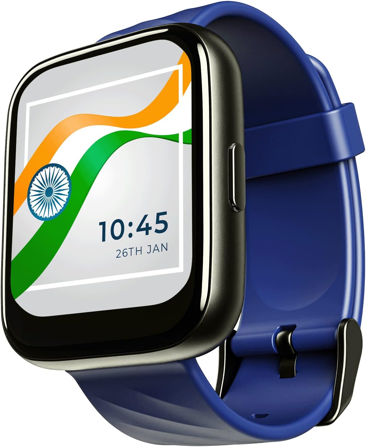 boAt Wave Pro47 Made in India Smartwatch with 1.69" HD Display, Fast Charging, Live Cricket Scores, 24H Heart Rate & SpO2 Monitoring, Health Ecosystem & 7 Days Battery Life(Deep Blue), One Size