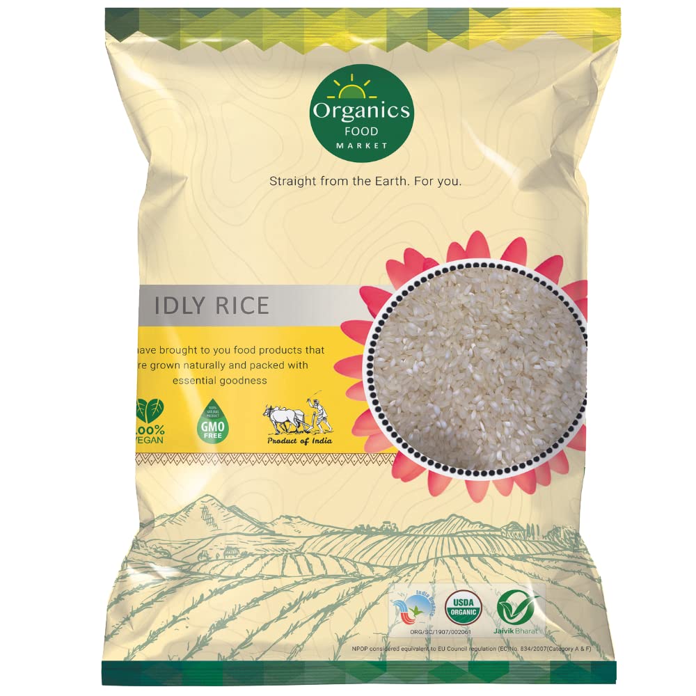 Brightcrop Organics Food Market Idly Rice(1 Kg Pack) (B0BQN3W6TH) Amazon Price History, Amazon Price Tracker