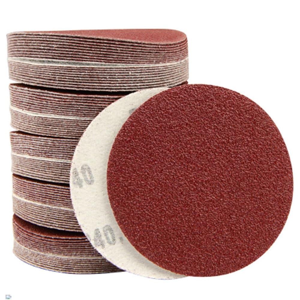 100 disques de papier de verre floqués de 4 pouces for le polissage et le meulage(2000grit)