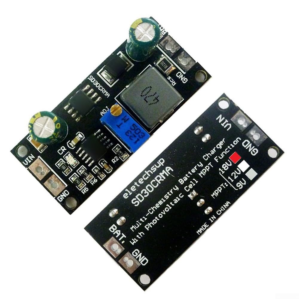 MPPT Regolatore di carica solare 9V 12V 18V Ingresso con protezione da sovratensione per moduli batteria (18v)