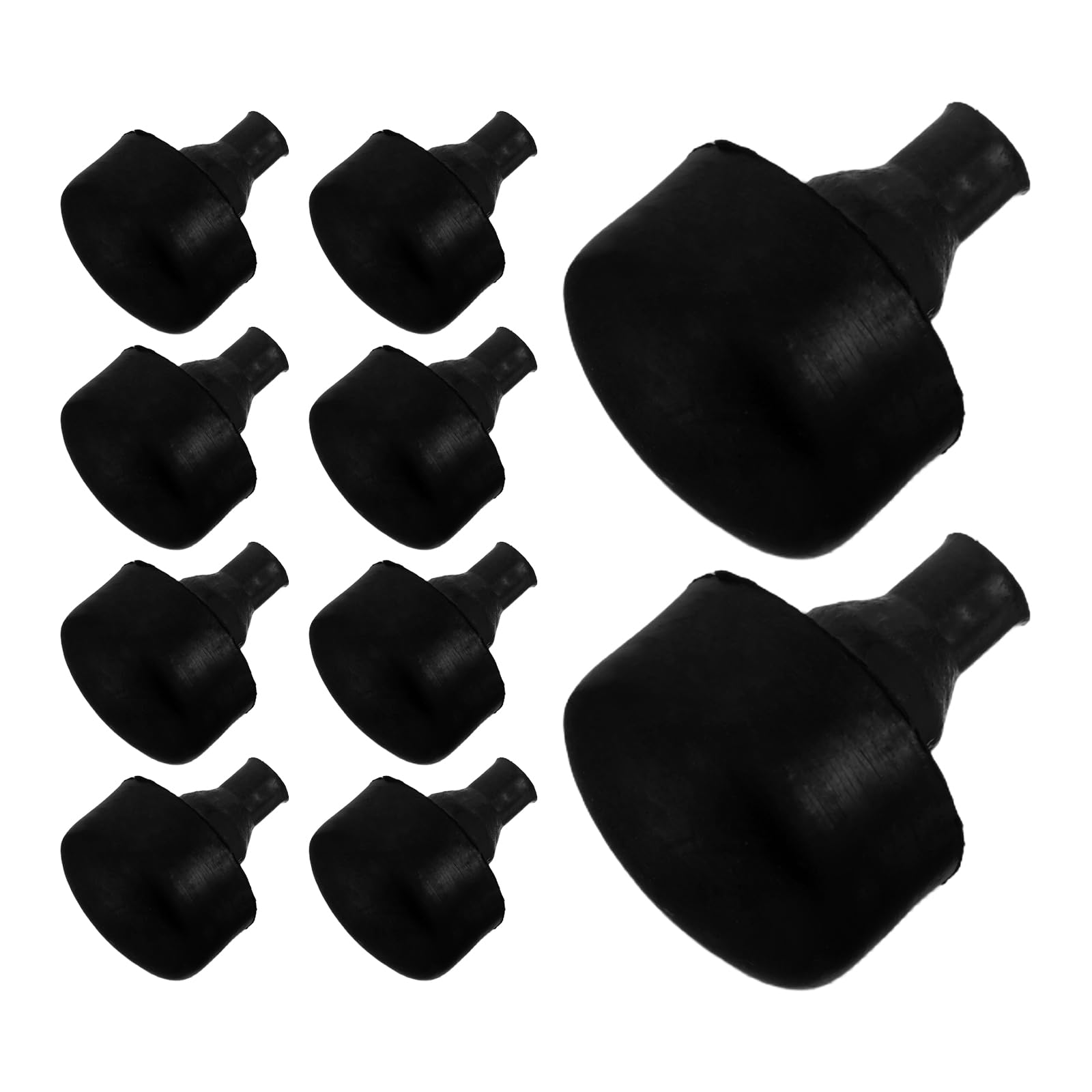 Cabilock Juego de 100 Bujes de Goma Amortiguadores Antivibración para Soporte de Motor de Motocicleta y Scooter, Bloque de Montaje Resistente, Aislante de Vibraciones para