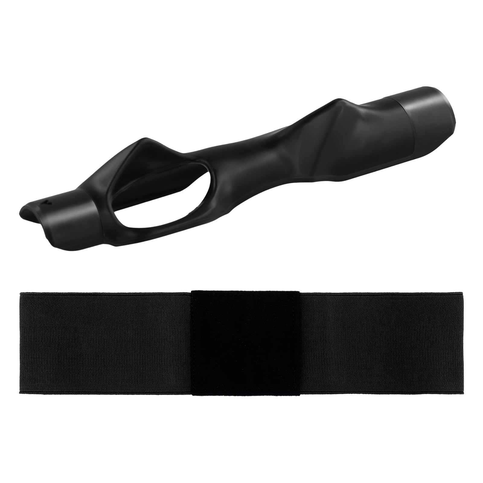 Golf Grip Trainer & Swing Correcting Arm Band, Golf Right Hand Training Aid Connection Band Training Grip Attachment Accessories for Correct Hand Position & Grasp (Black)