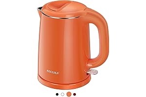 Secura Electric Orange Tea Kettle