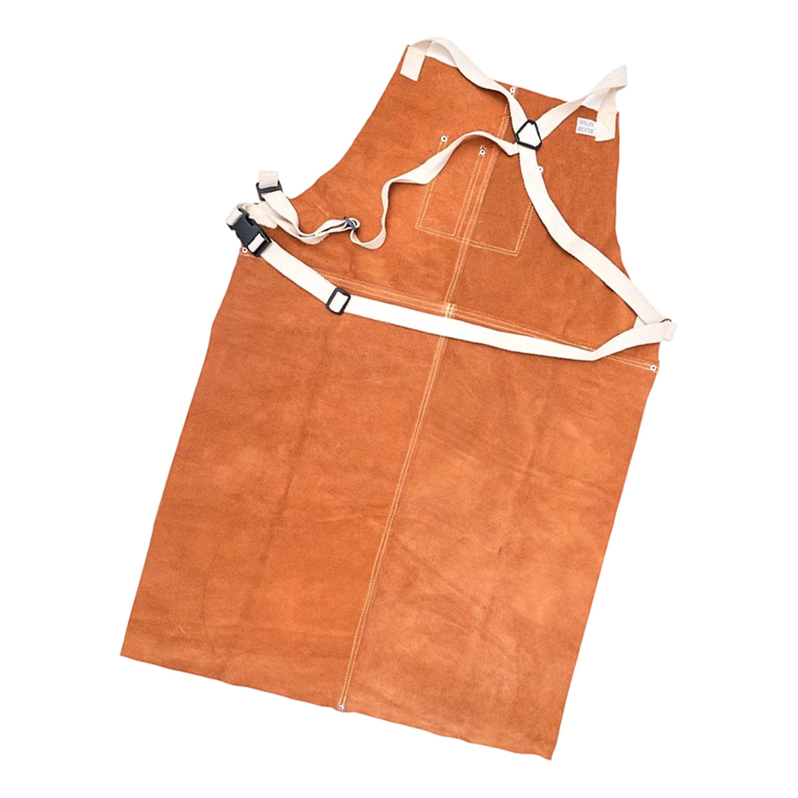 BWANGIAO Heavy Duty Leather Welding Apron Flame Resistant Heat Protections Full Coverage Workwears For Welders And Blacksmiths