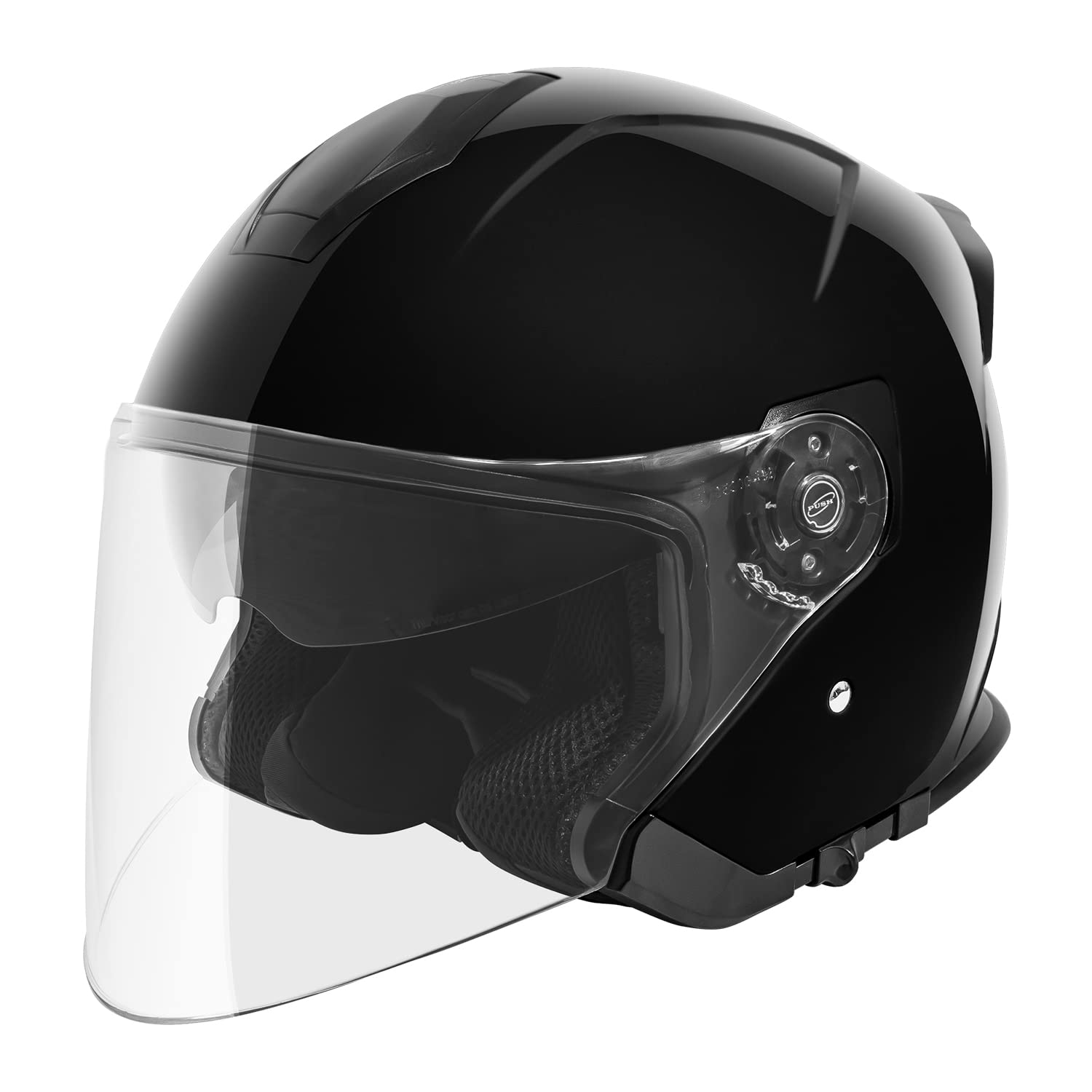 VCAN V88 3/4 Open Face Motorcycle Scooter Helmet ECE & DOT Approved