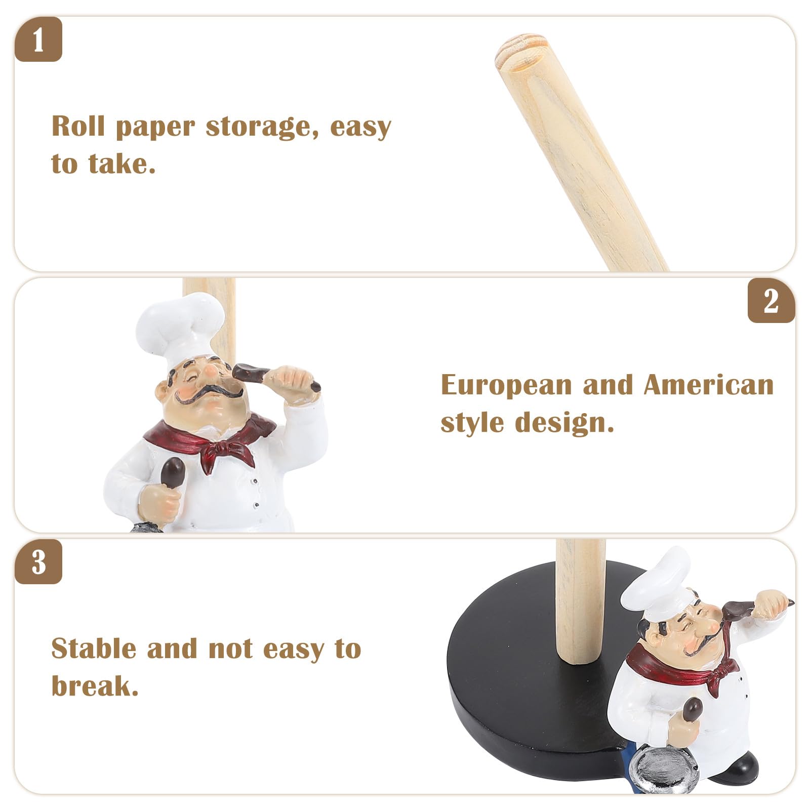 Homoyoyo Portarrollos de Papel para Cocina Portátil y Creativo, Soporte Vertical para Pañuelos, Estante Compacto y Práctico para Mesa, Diseño Sencillo y Ligero para Uso Doméstico y
