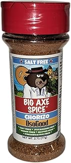 Big Axe Spice OsoGood Chorizo Salt-Free Seasoning - Gluten Free, Sugar Free, Preservative Free and Salt Free