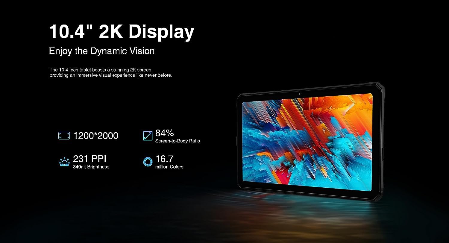 DOOGEE R10 Outdoor Tablet Android 13, 15GB+128GB (2TB expansível