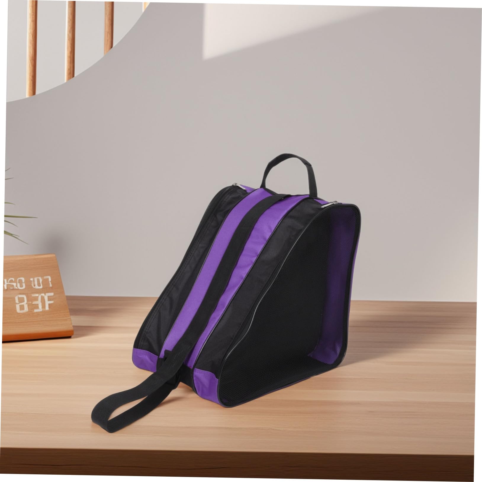 Borsa per Pattini a Rotelle 2 Pezzi, Capienza Ampia, Oxford | Design Multistrato Ergonomico, per Uso Outdoor, Trasporto Comodo e Organizzazione Pratica
