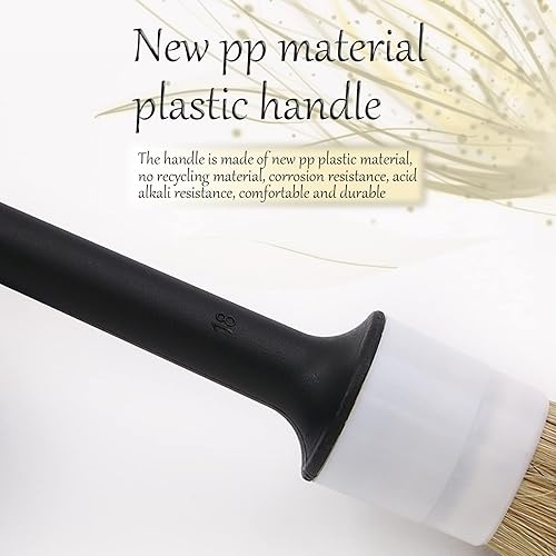 Miniatura 4 de Ajxn Juego de 3 cepillos de limpieza suaves para automóvil, cepillo para detalles de hendidura del motor, kit de cepillos para cubo de rueda de