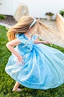 Vista 3 de Little Adventures Disfraz de princesa de Cenicienta mariposa para niñas