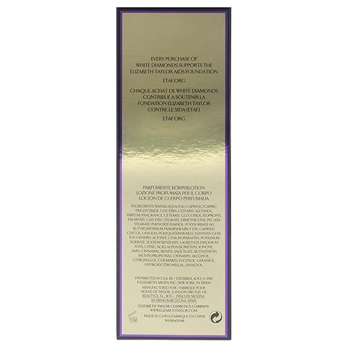 Miniatura 8 de Elizabeth Taylor White Diamonds Loción corporal para mujer, 6.8 onzas