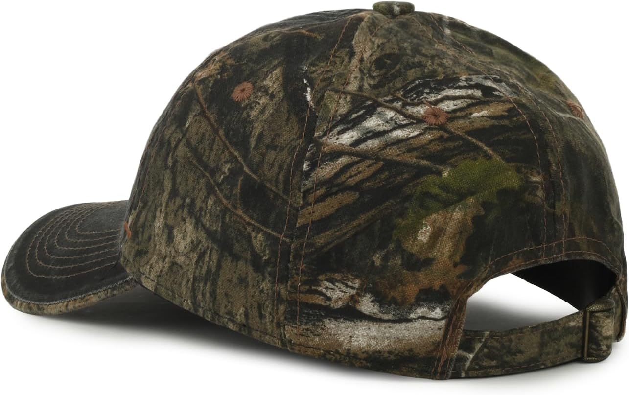 Ford Black Mossy Oak Country DNA Camo Baseball Hat – Cotton Blend Low Profile Cap, Adjustable Strap, One Size - Image 6