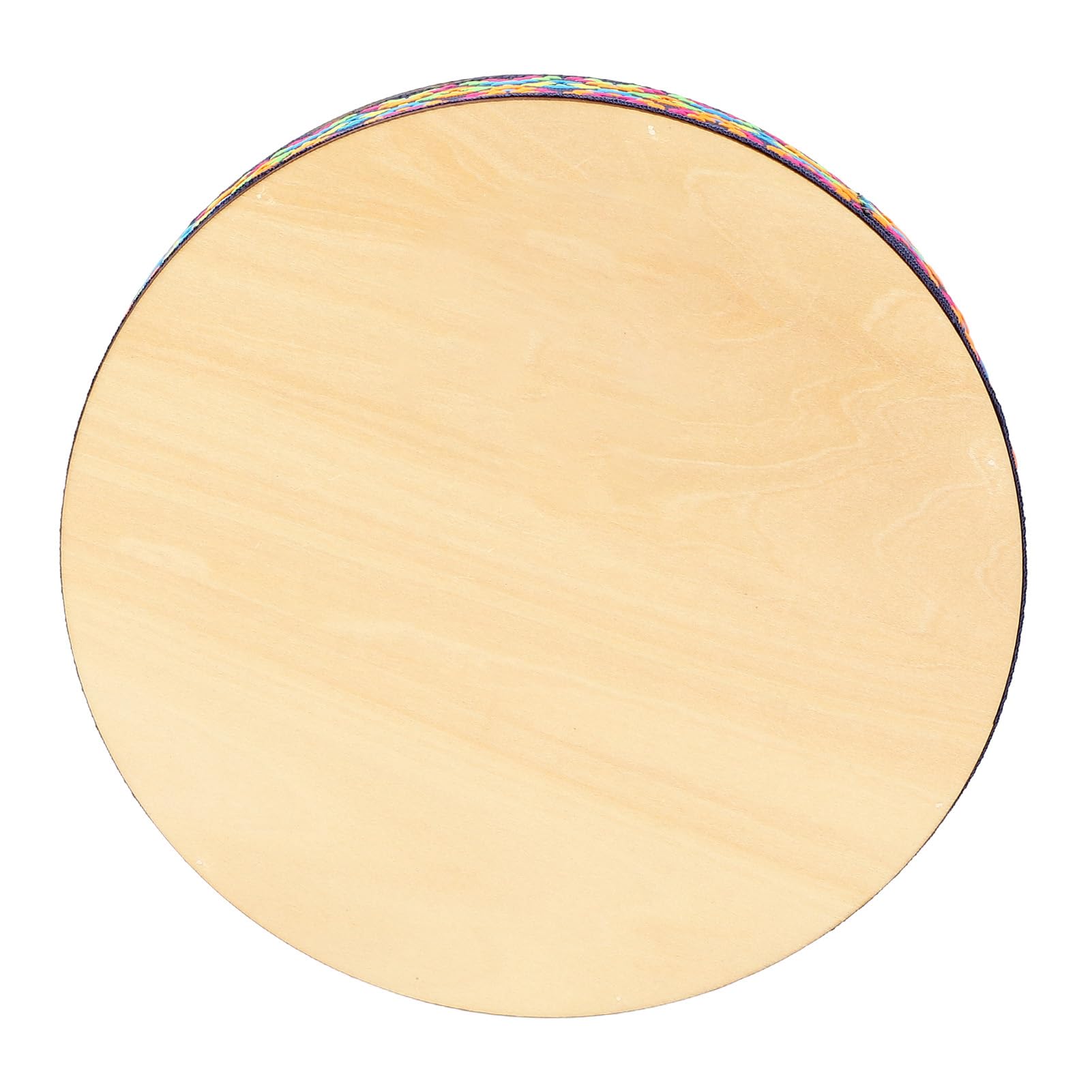 Zerodis Meerestrommel für Musiktherapie, Perlentrommel aus Ahornholz mit Farbenfrohem Design, Ideal für Kinder und Gruppenaktivitäten, 7,1-Zoll-Meereswelleninstrument