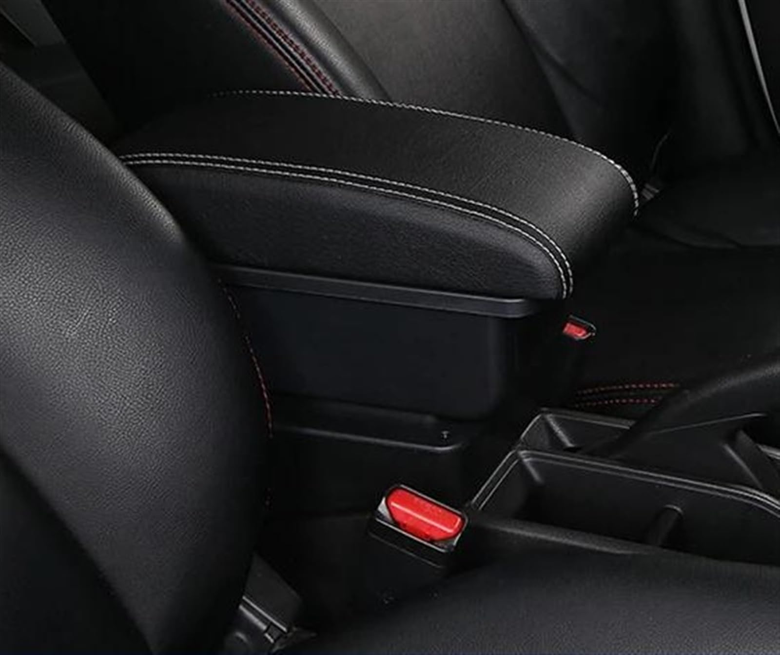 Car Center Console Armrest Box Storage For Swift 2005-2023(B3 Black white 3USB)