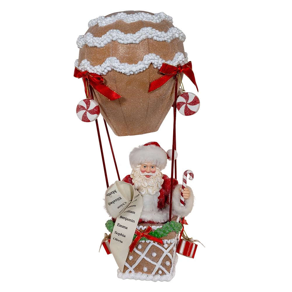 Kurt Adler 12-inch Fabriché™ Hot Air Balloon Santa