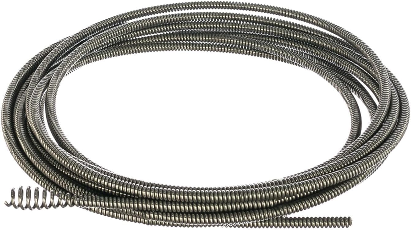 DOMINOX Spirale Di Pulizia Per Scarichi 7,6 M - Flessibile, Per Sbloccare Tubature, Ideale Per Lavandini E Docce