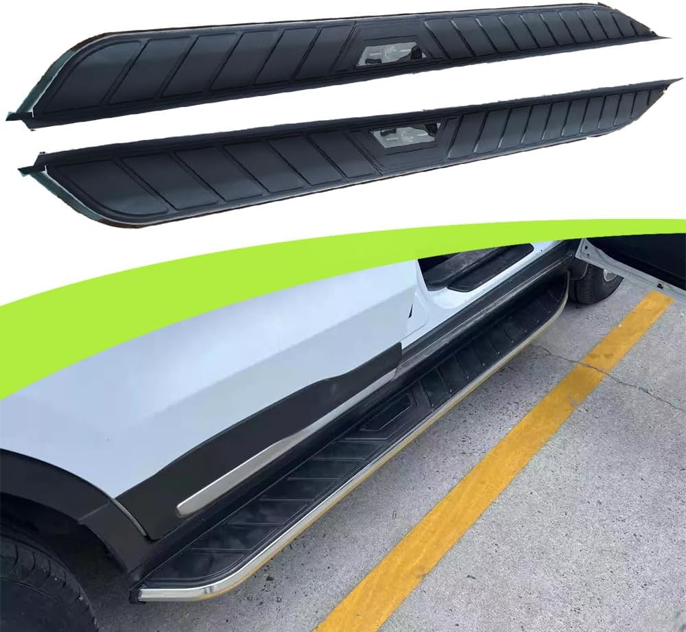 2Pcs Aluminum Running Boards Fixed Nerf Bars Side Steps with Brackets Fit for GMC Acadia 2024 2025 (44)