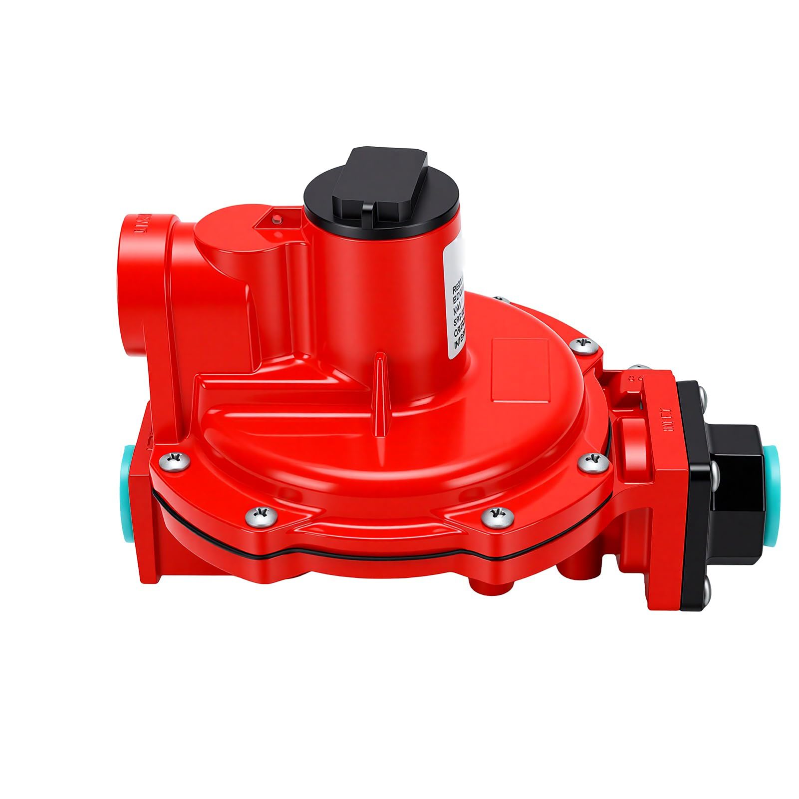 Garosa Regulador de Gas Ajustable de Alto Flujo de 8-12 PSI para Usos Comerciales Residenciales Diseño Duradero de Hierro Fundido