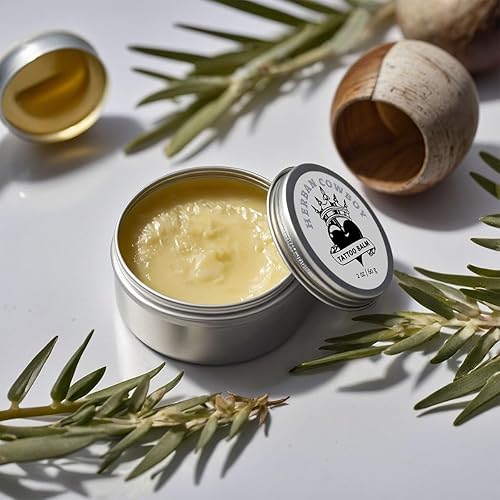 Miniatura 6 de Herban Cowboy Bálsamo para tatuajes, tamaño de viaje, mejorado con ingredientes a base de plantas, vegano, no graso, no arenoso